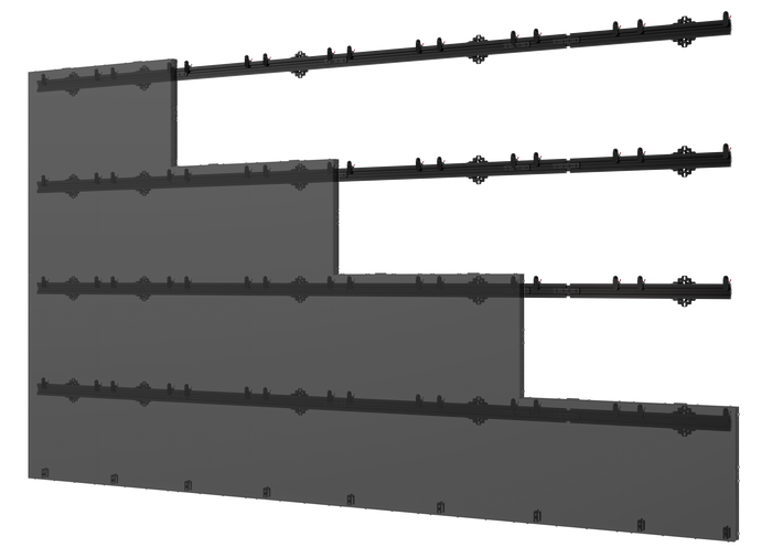 SEAMLESS Connect Système de montage universel pour panneaux dvled